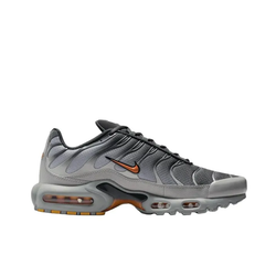 alt="Кроссовки Nike Air Max Plus DM0032-037 серо-оранжевая расцветка вид спереди"