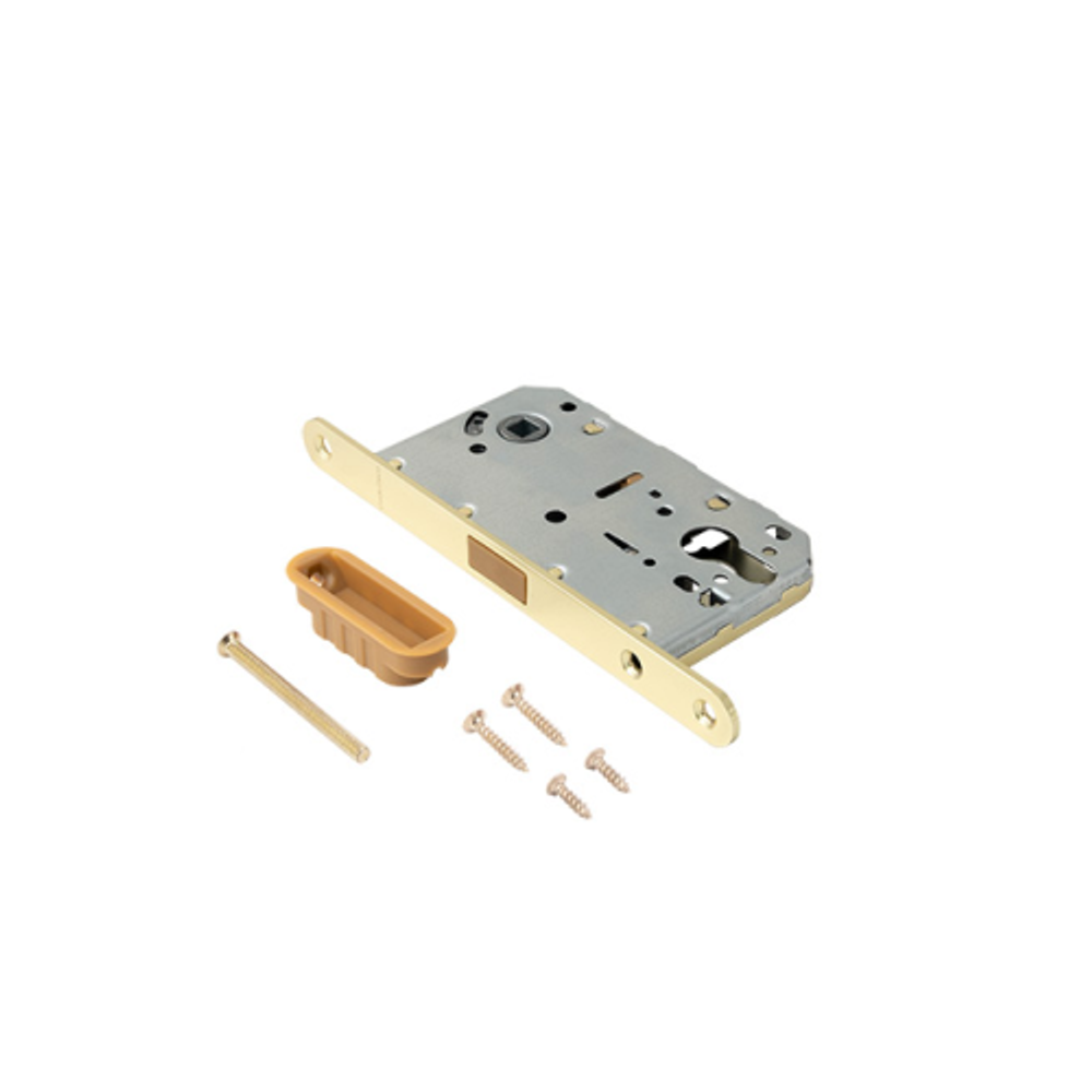 Замок врезной магнитный Code Deco 5300-MC-G золото