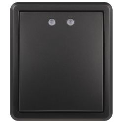 Выключатель ЭРА Эксперт 11-1202-05 с подсветкой IP20 10АХ-250В ОУ антрацит | Эра Эксперт