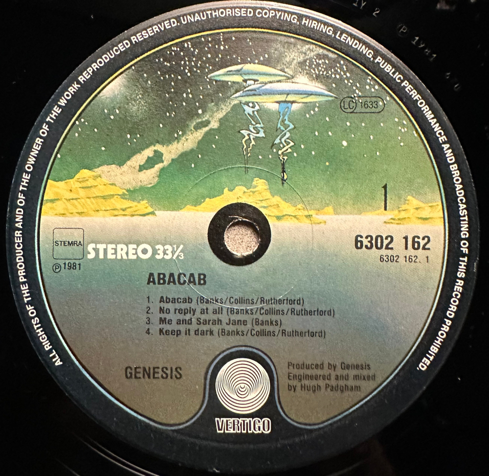 Genesis - Abacab (Голландия 1981г.)