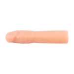 Телесная насадка-удлинитель Real Feel Sleeve - 16,8 см. (Цвет: телесный)