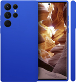 Мягкий Soft Touch чехол из силикона для SAMSUNG GALAXY S22 ULTRA с бархатной подкладкой