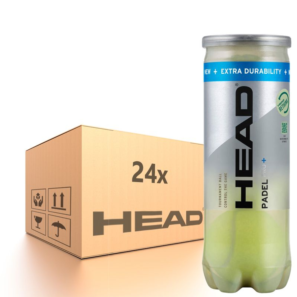 Pilki do padla Head Padel Pro+ 24 x 3B