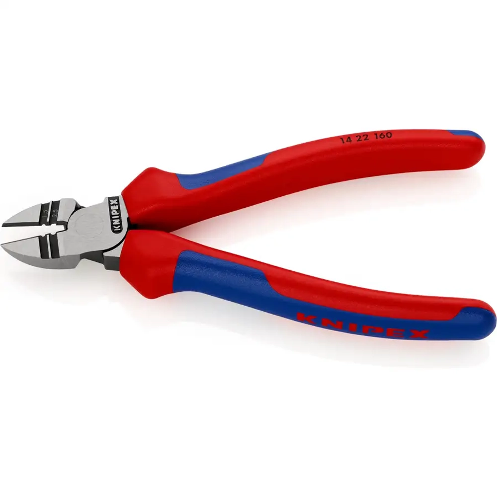 Кусачки боковые для удаления изоляции черненые 160 мм Knipex 14 22 160