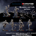 Grand Alliance Chaos Everchosen and Slaves to Darkness Хаосопоклонники Тифлинги 1шт. миниатюра для dnd, днд, pathfinder, фентези, Настольная игра, НРИ, Варгейм, РПГ