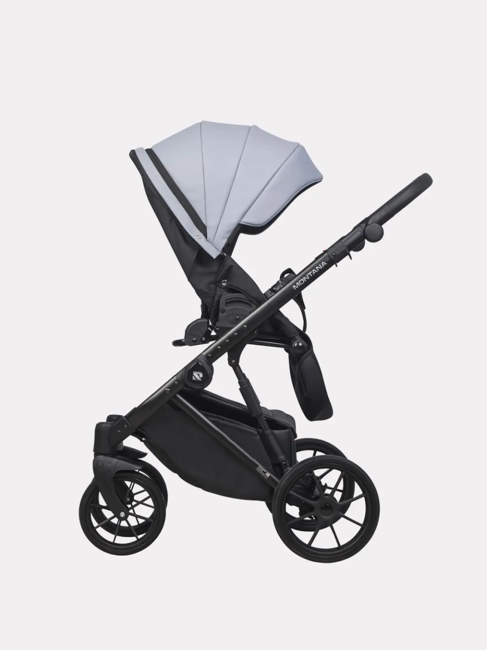 Коляска 2 в 1 Riko Basic Montana Ecco цвет 23 Grey (серый)