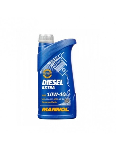 MANNOL 7504 Diesel Extra D HP 10W-40 CH-4/SL Масло моторное, 1л
