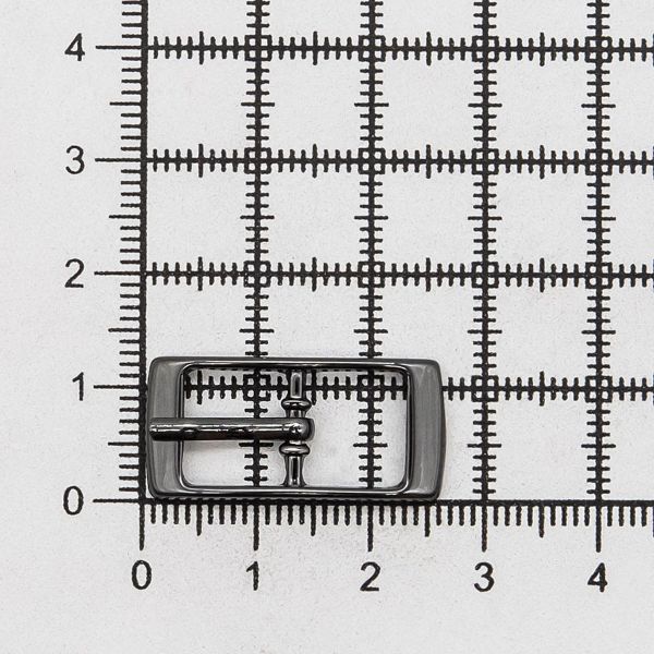Пряжка ременная металл 10.0 мм (внешн. 12х26 мм), чер.никель, 20 шт, BIG