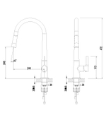 Смеситель для кухни LEMARK SOUL – LM6001C