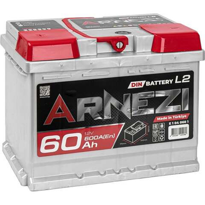 Аккумулятор ARNEZI DIN SMF 60 А/ч прямой L+ 242x175x190 L2 EN 600 А
