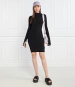 Платье ICONIC RIB KNIT LS Calvin Klein - черный(K20K206119)