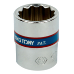 KING TONY (233013M) Головка торцевая стандартная двенадцатигранная 1/4", 13 мм