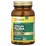 Renew Life, Ultimate Probiotic Flora™, для взрослых старше 50 лет, 30 млрд КОЕ, 30 веганских капсул с отсроченным высвобождением