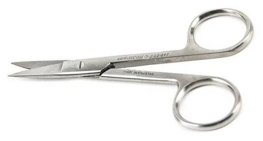 Ножницы остроконечные прямые 100 мм Surgicon (арт. J-22-017), Пакистан