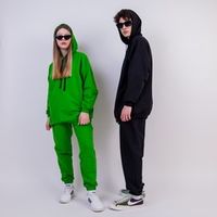 Худи оверсайз "Bb team GREEN" подростковое