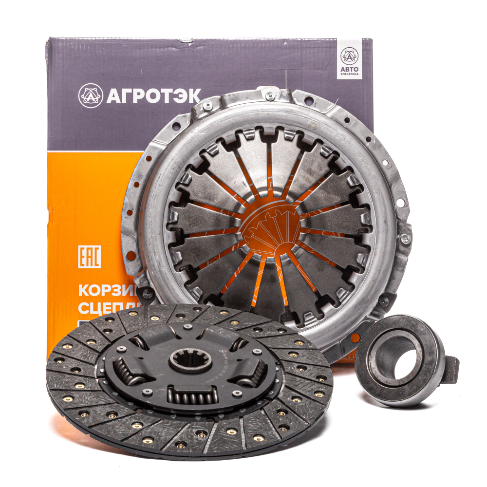 406-1601000 AE Комплект сцепления, ГАЗ, УАЗ, дв. ЗМЗ (корзина сцепления 406-1601090+диск сцепления 406-1601130+муфта сцепления 406-1601180)