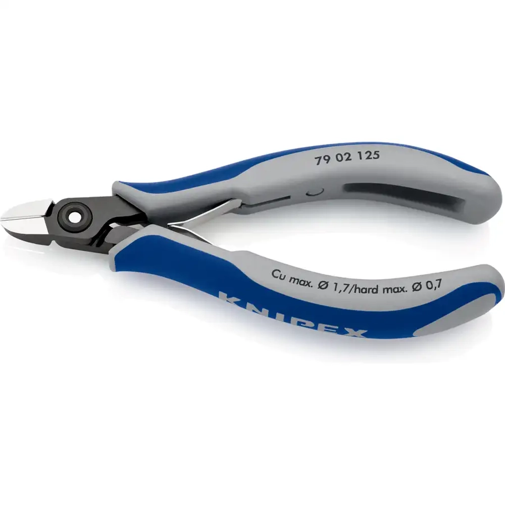 Прецизионные кусачки боковые для электроники чернёные 125 мм Knipex 79 02 125 SB