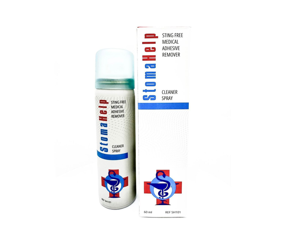 StomaHelp очиститель для удаления адгезивов, спрей 60 мл (арт. SH101)