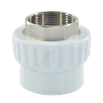 Муфта PP-R комбинированная белая Дн 50х2" ВР под ключ VALFEX 10134150