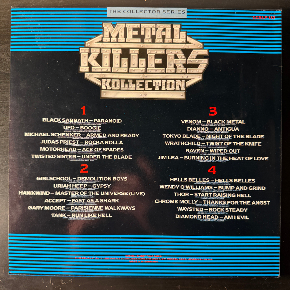 Сборник Metal Killers Kollection 2LP (Германия 1985г.)