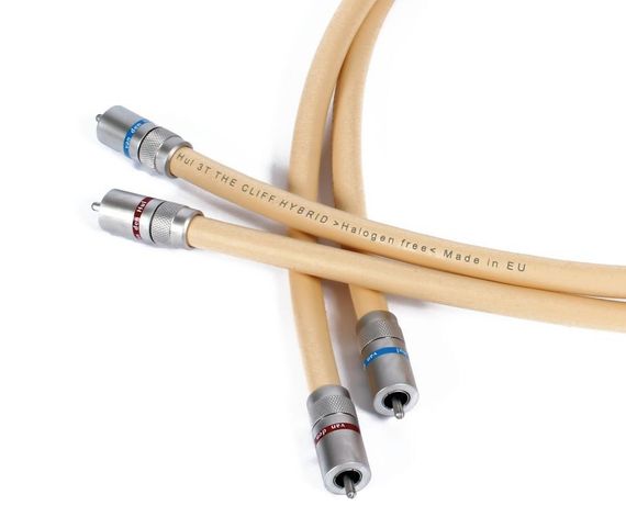 Кабель межблочный аналоговый RCA Van den Hul 3T The Cliff Hybrid. Длина 1,5 метра