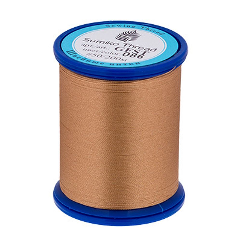 Нитки вышивальные SumikoThread 200 м, (219 ярд), 086 бежевый