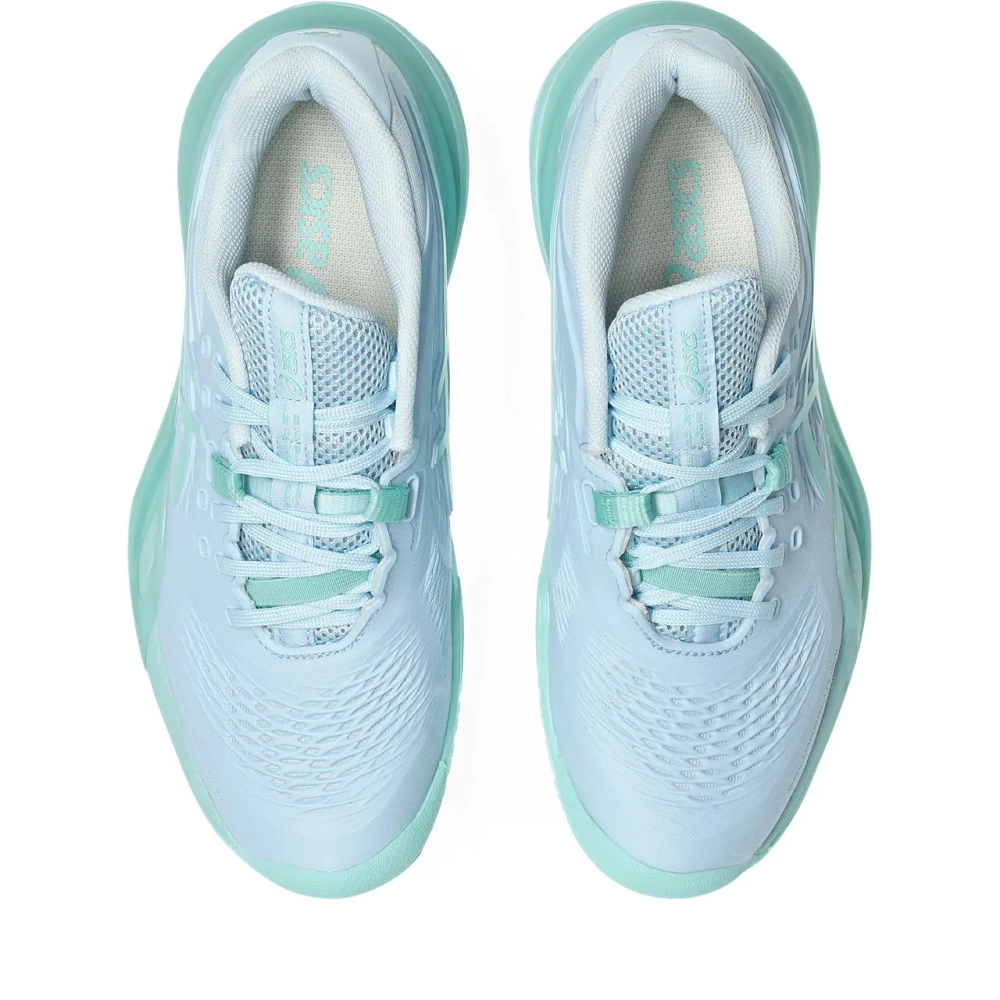Женские теннисные кроссовки Asics Gel-Resolution X - light blue/oasis green