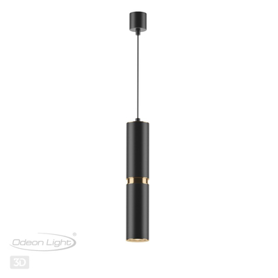 4742/5L L-VISION ODL20 395 черный/золотой Подвес GU10 5W 220V AFRA