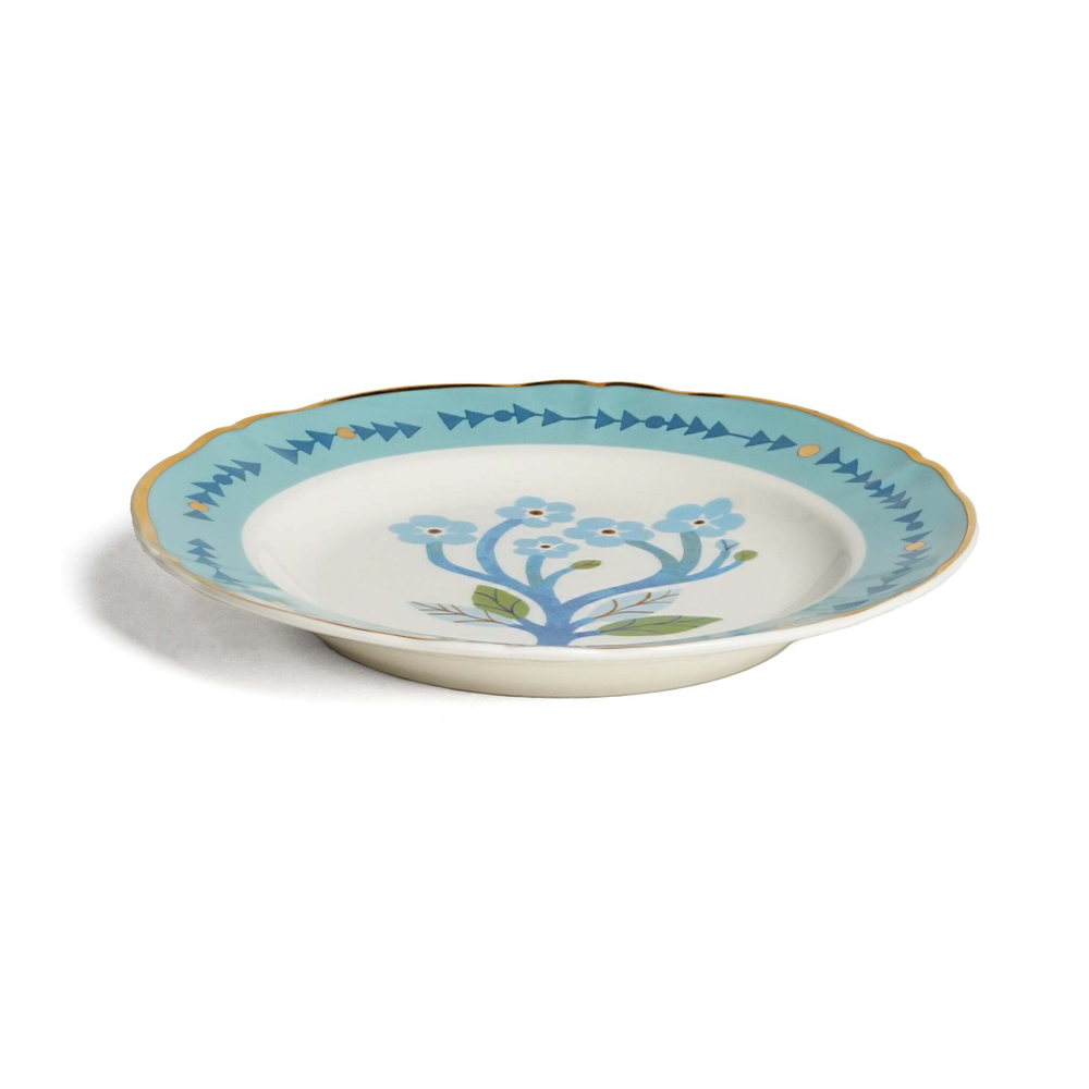 Тарелка десертная Bitossi Home Botanica Blue (20.5 см)