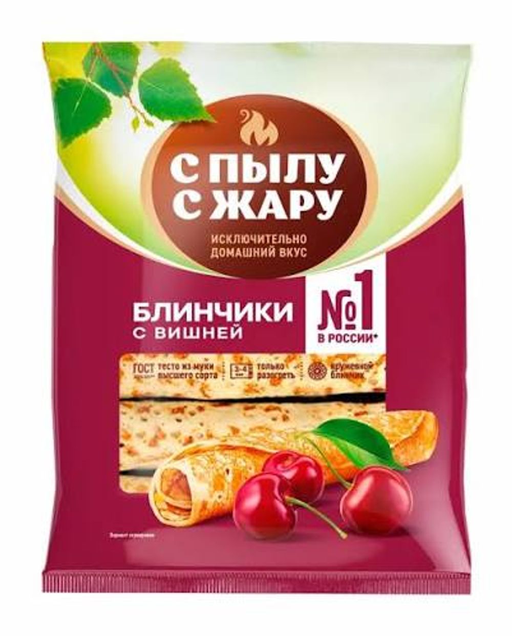 Блинчики с Пылу с Жару с Вишней 360г