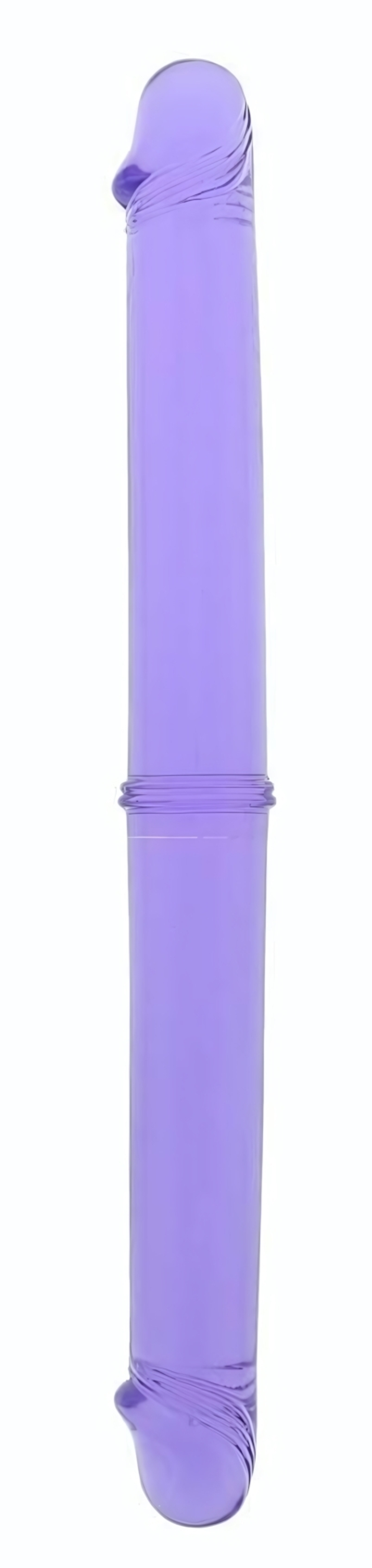 Двухсторониий фаллоимитатор Twinzer Double Dong - 33 см. (Цвет: фиолетовый)