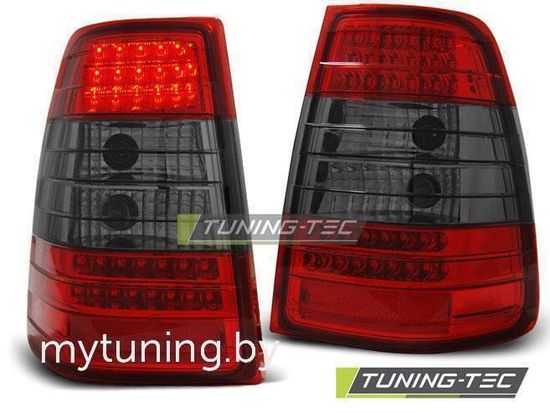 Задние фонари Mercedes E W124 red smoke led