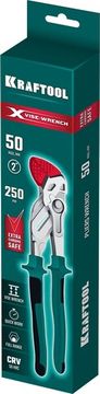 KRAFTOOL VISE-WRENCH X, 250 мм, клещи переставные-гаечный ключ (22067)