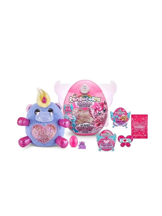 Мягкая игрушка сюрприз яйцо Rainbocorns Fairycorn Hippo 4
