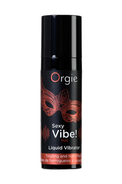 Гель для массажа ORGIE Sexy Vibe Hot с разогревающим и вибрирующим эффектом, 15 мл
