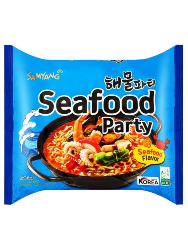 Лапша Samyang Seafood Party Морепродукты 125 г