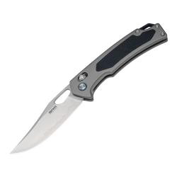 Нож складной SRM 9203-AK Retriever Beadblast (140Cr Laminated, Grey Aluminum/Black G10)