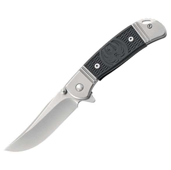 Цена наСкладной нож CRKT R2303 Ruger® Knives Hollow-Point™ Compact, сталь 8Cr13MOV, рукоять из нерж. стали с вставками из термопластика