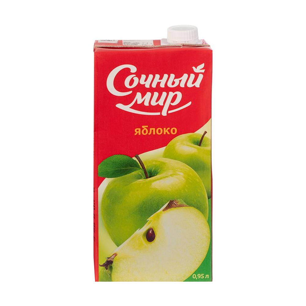 Сочный Мир напиток сокосод. Яблоко 095л/12