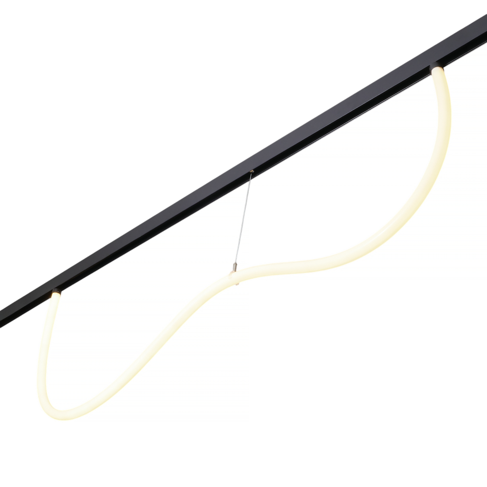 Трековый светодиодный светильник гибкий 48V магнитный MyFar Neon MT0224-20W3K-S-B