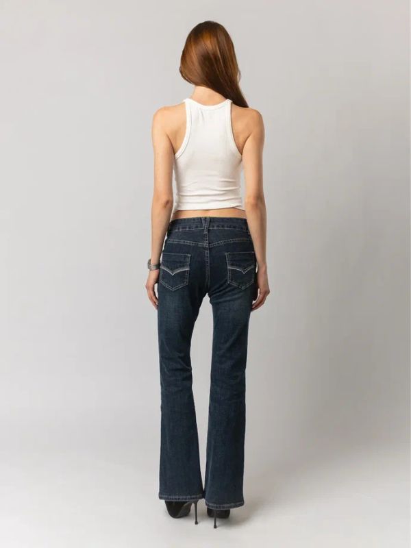 Джинсы Flared 05 Denim Blue - фото 3