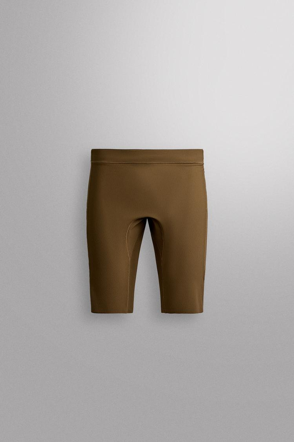 ZARA СПОРТИВНЫЕ КОРОТКИЕ ЛЕГИНСЫ ДЛЯ БЕГА, МЯГКИЙ ЗЕЛЕНЫЙ
