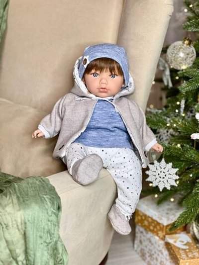 Кукла для девочки 45 cм Тео мягконабивная  (M755K)