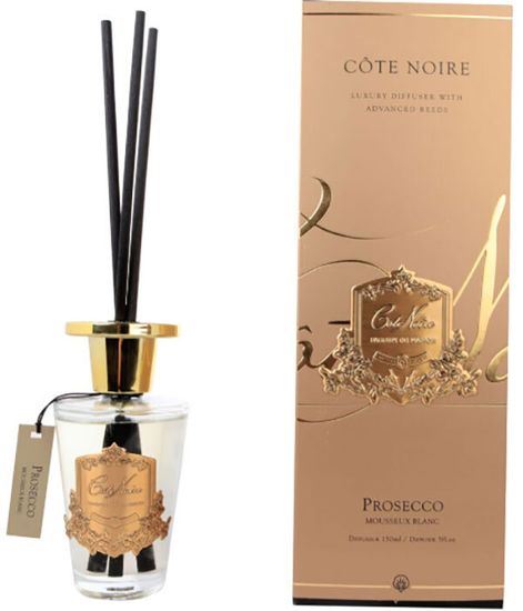Просекко, ароматический диффузор в золотом декоре, Cote Noire