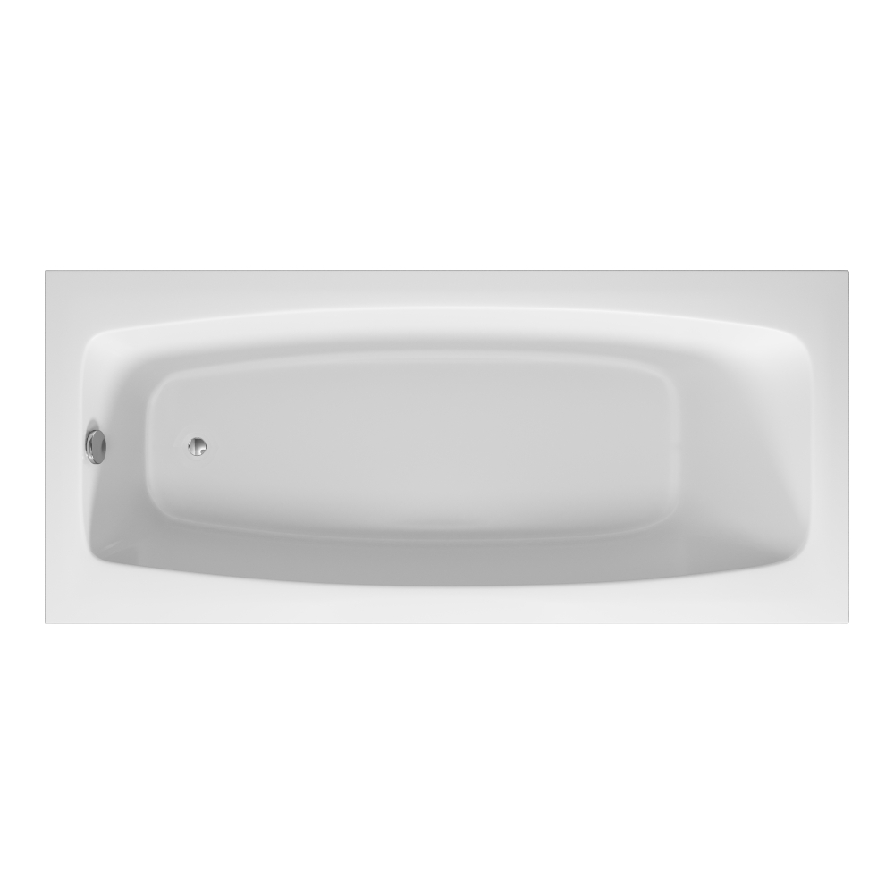Ванна акриловая Vincea VBT-2S170-LG с ножками 1700*750*440, пристенная, цвет белый