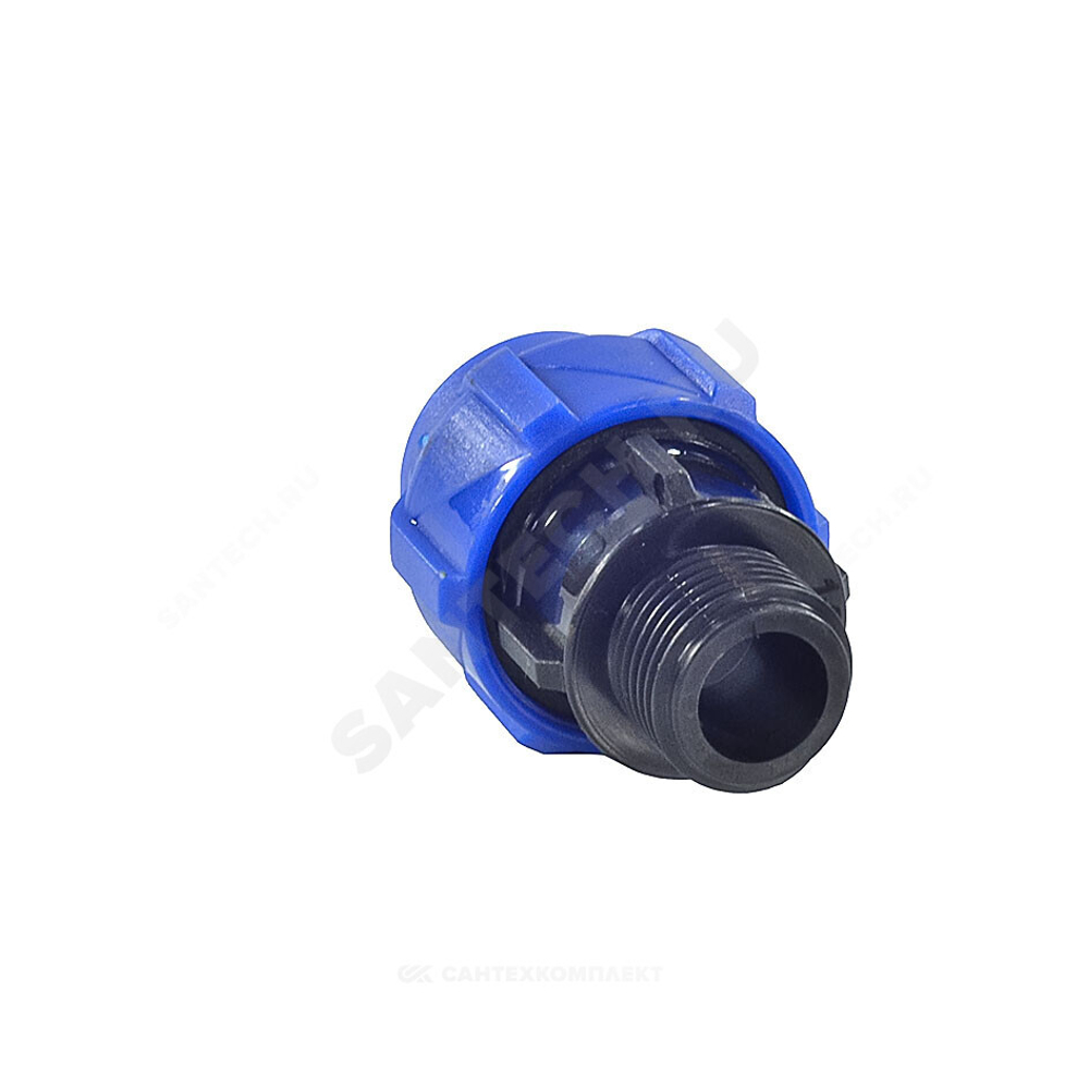 Муфта компрессионная ПЭ Дн 63х2" НР Ру16 VALFEX 121001163200