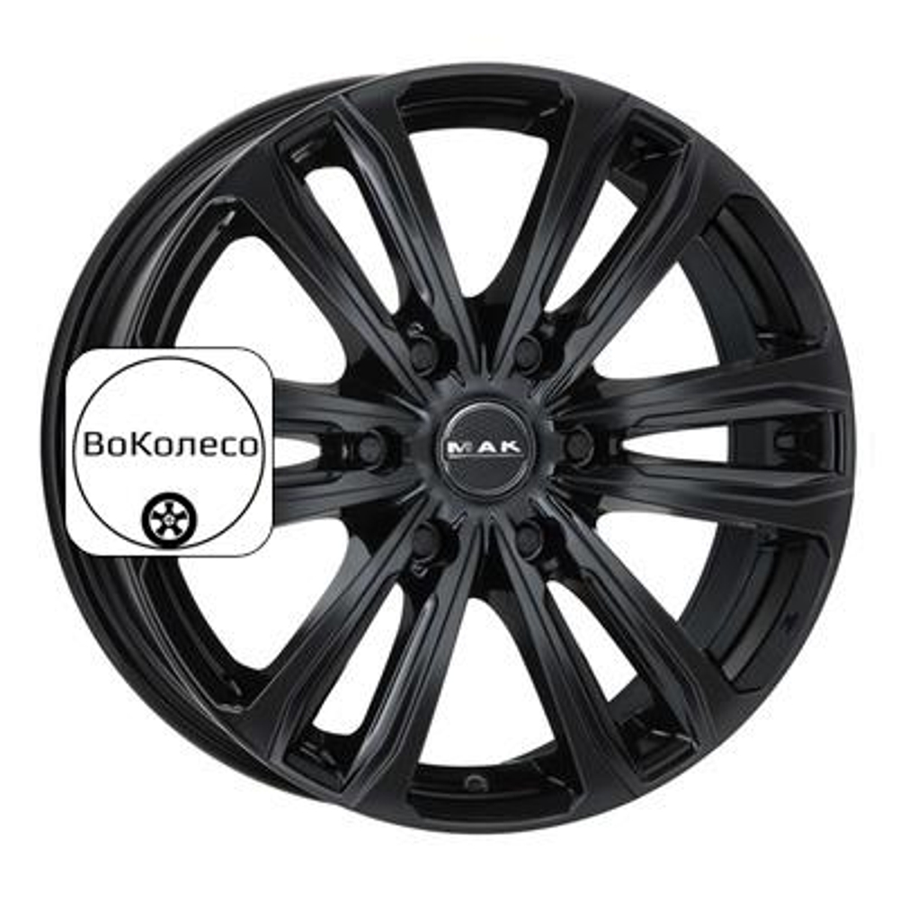8x18/6x114,3 ET45 D66,1 Safari 6 Gloss Black MAK
