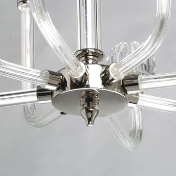 Подвесная люстра 8*G9 483015308 никель Элла MW-Light