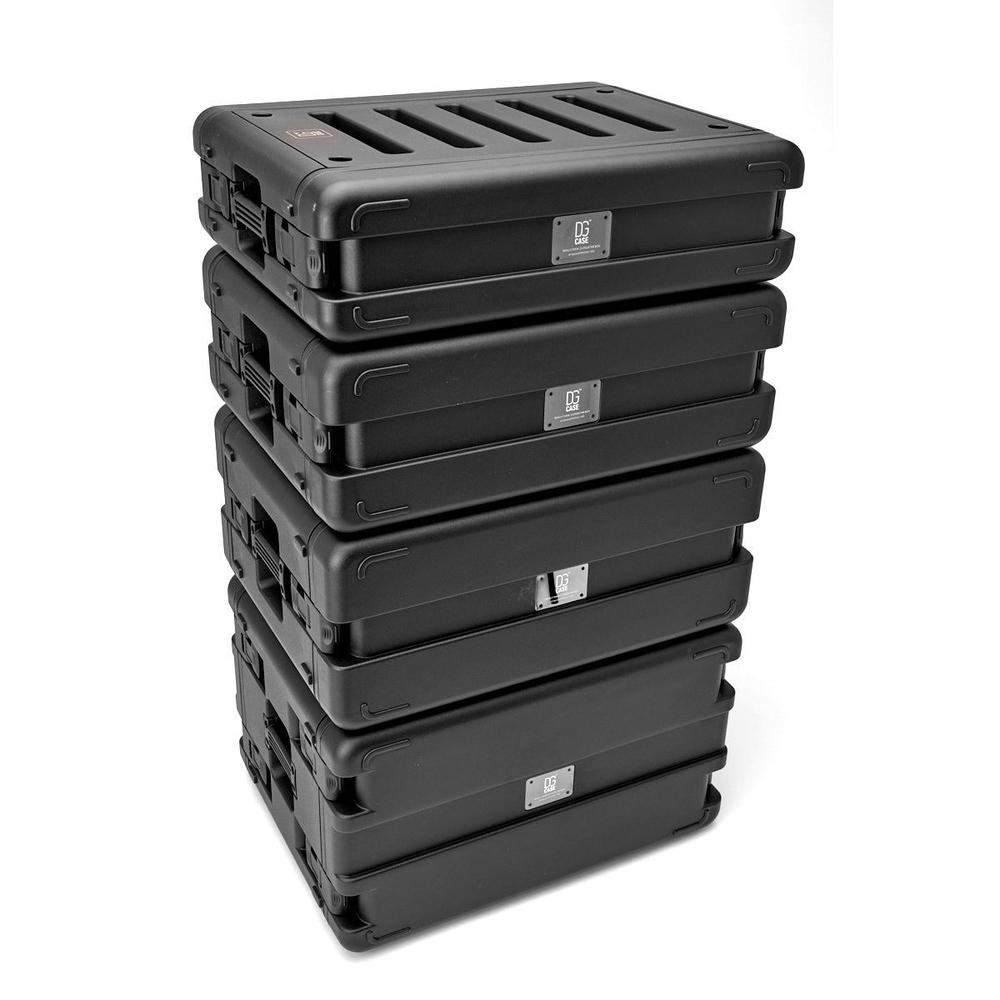 RACK | Ударопрочный Короткий рэковый кейс 6 юнитов глубина 30 см DGCASE@RACK6US30 | Внутр. размеры 485*265*275мм