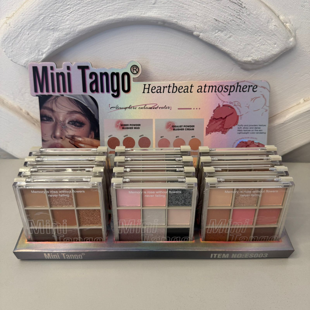 Тени для глаз "Mini Tango", 9 цветов